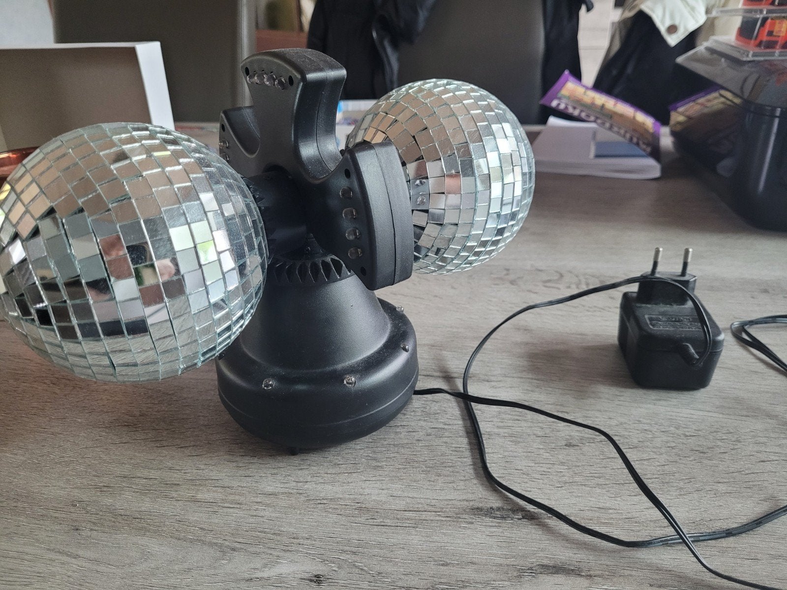 Dubbel roterende discobal van PartyFunLights, Muziek en Instrumenten, Licht en Laser, Ophalen