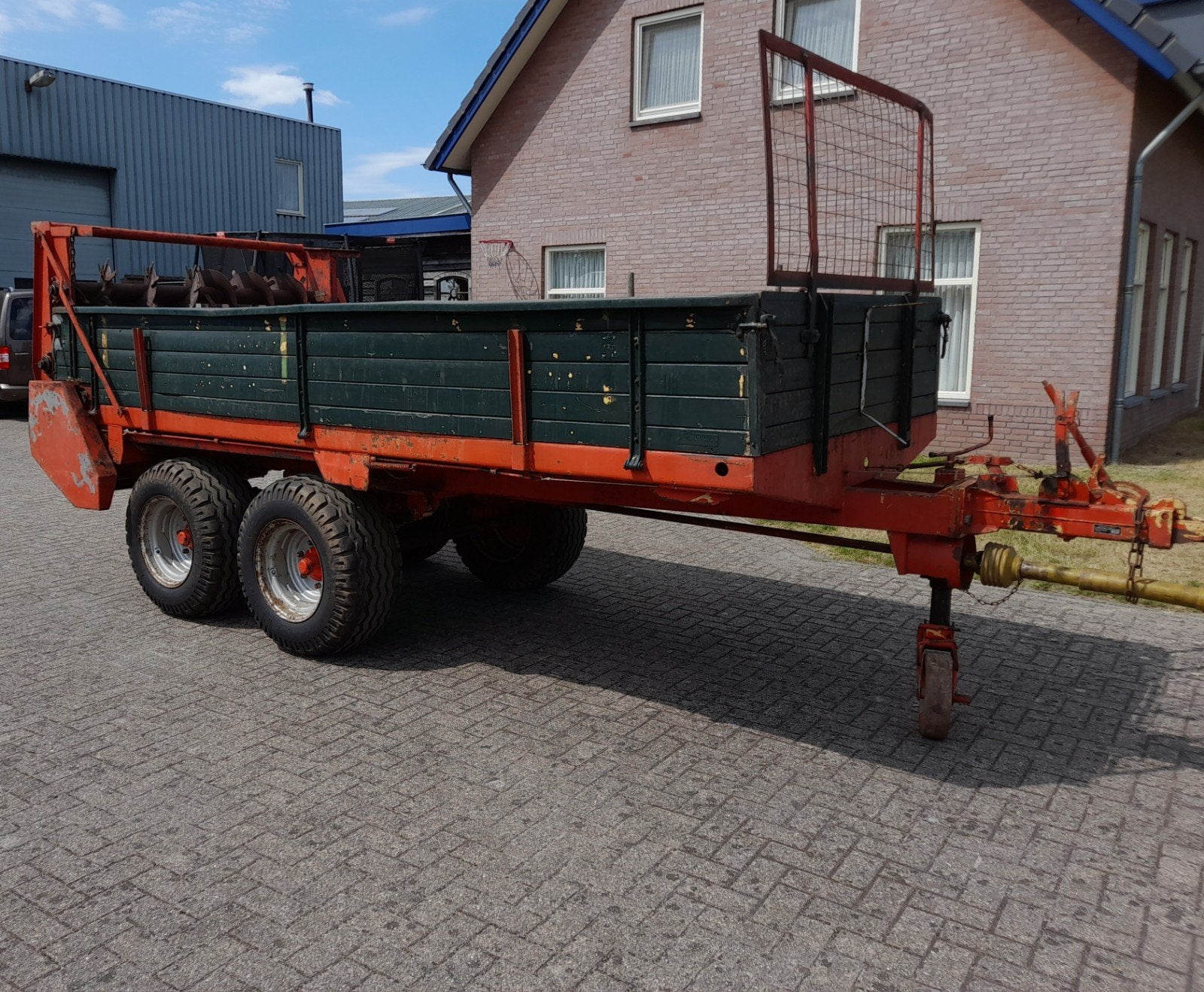 mestverspreider mestverspreider 8ton tebbe tandemasser, Zakelijke goederen, Landbouw | Werktuigen, Ophalen