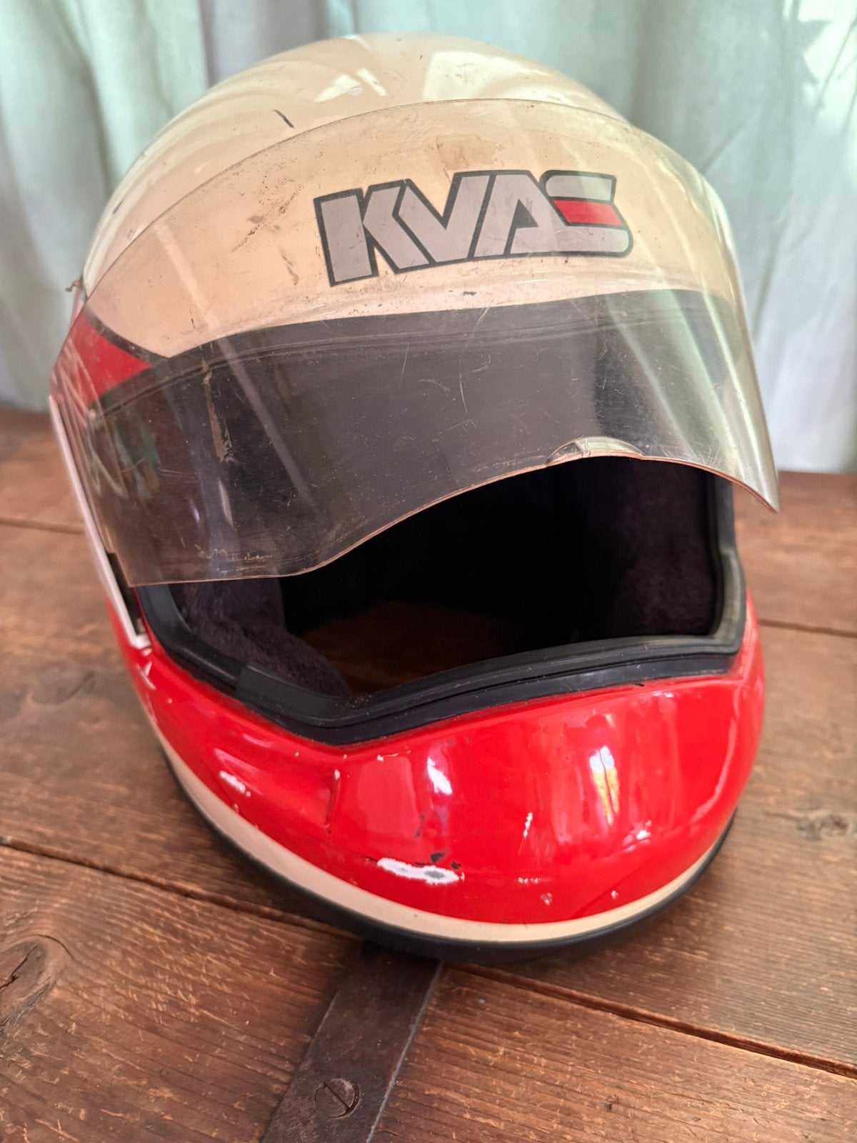 KVAS VINTAGE XL INTEGRAALHELM - Schoon interieur -, Ophalen of Verzenden, Gebruikt, Large