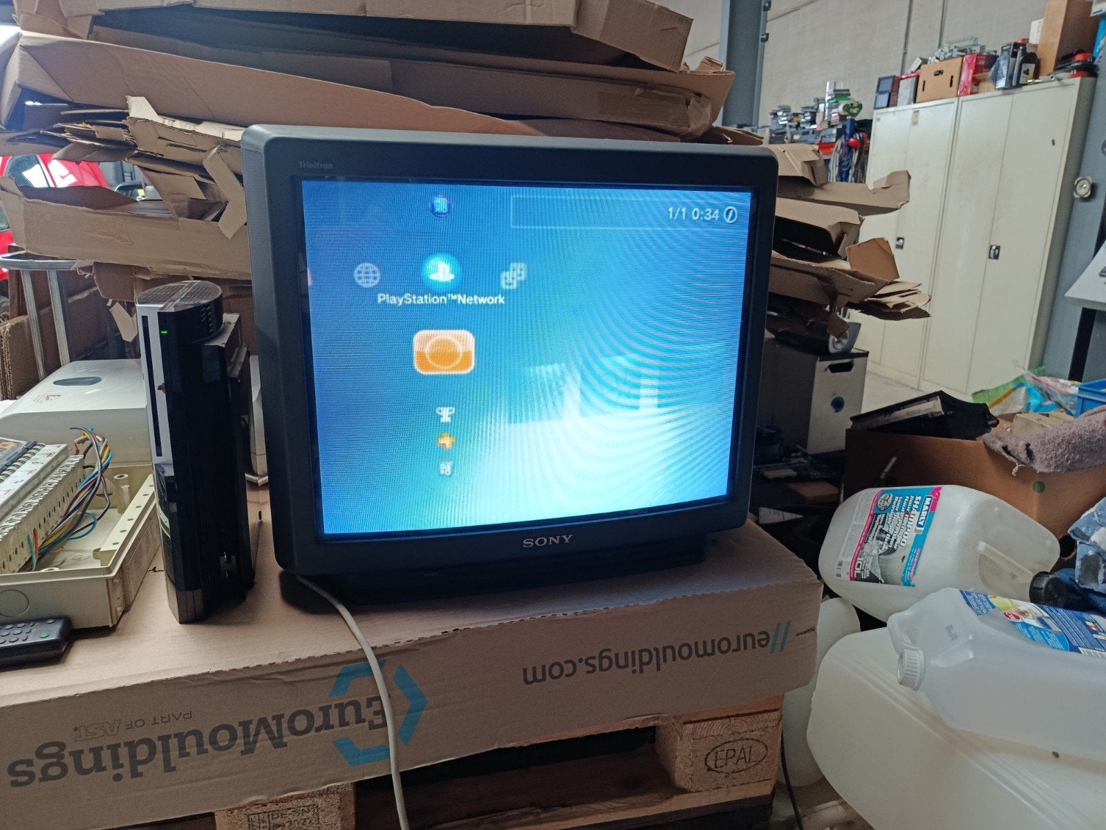 Sony trinitron XV-X2583E 25 inch crt tv, Audio, Tv en Foto, Ophalen