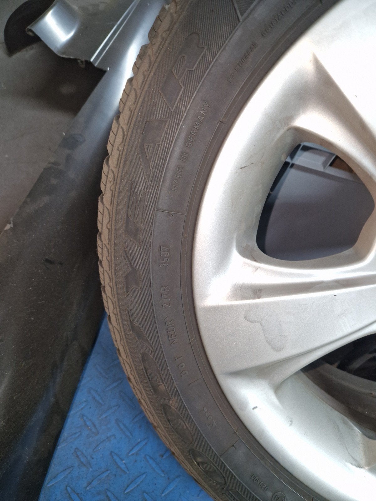 bmw wielen met winterbanden 245 /17, Enlèvement, Pneus hiver
