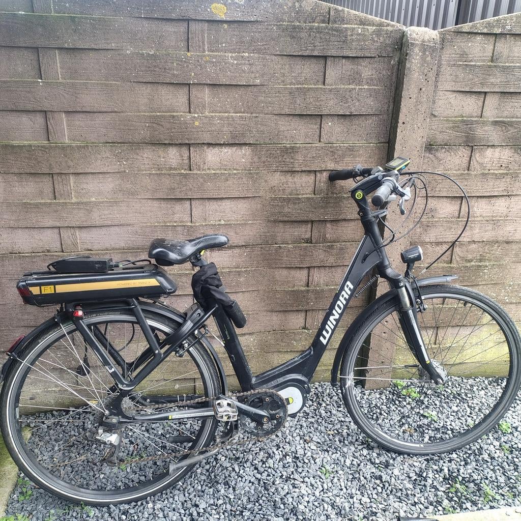 Elektrische fiets met werk, Enlèvement