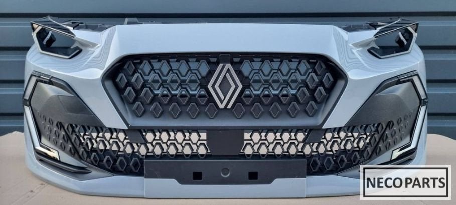 RENAULT CLIO V VOORBUMPER COMPLEET ORIGINEEL ALLES LEVERBAAR, Renault, -, Utilisé, -