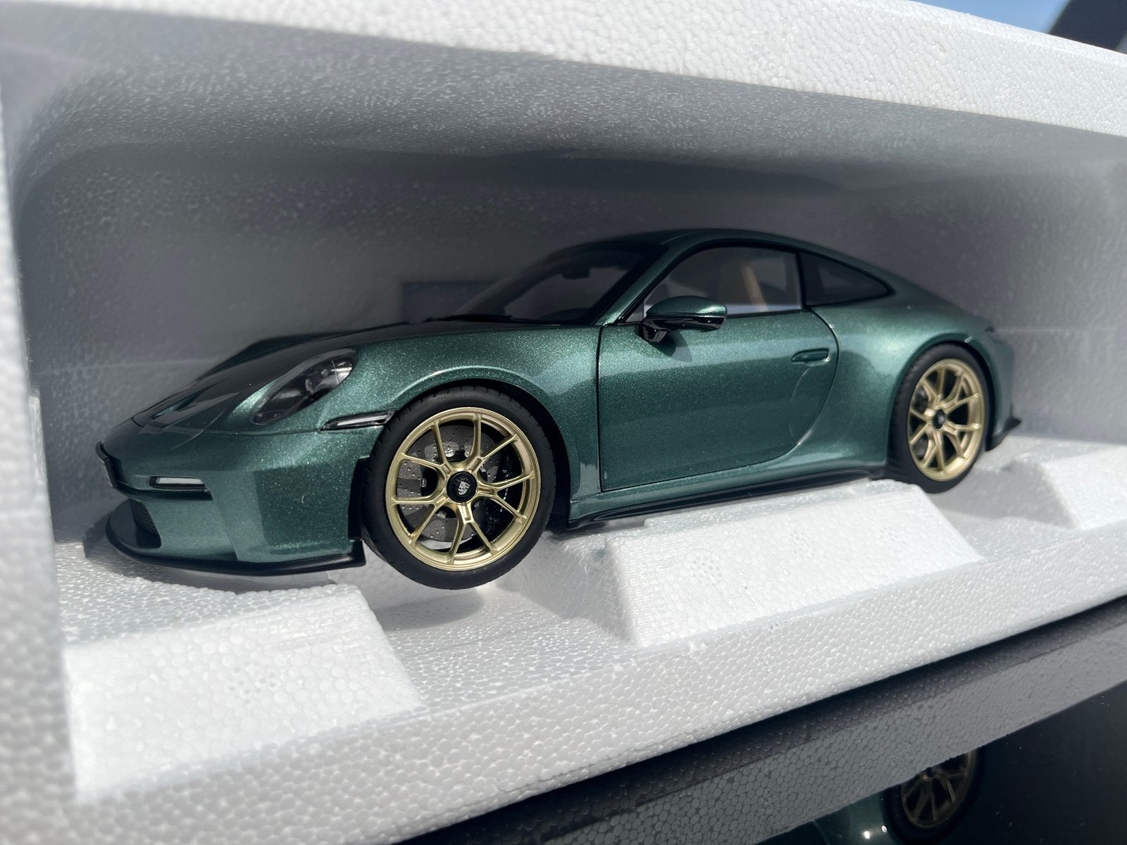 Porsche 911 GT3 Touring, Hobby & Loisirs créatifs, Voitures miniatures | 1:18, Enlèvement, Comme neuf, Norev