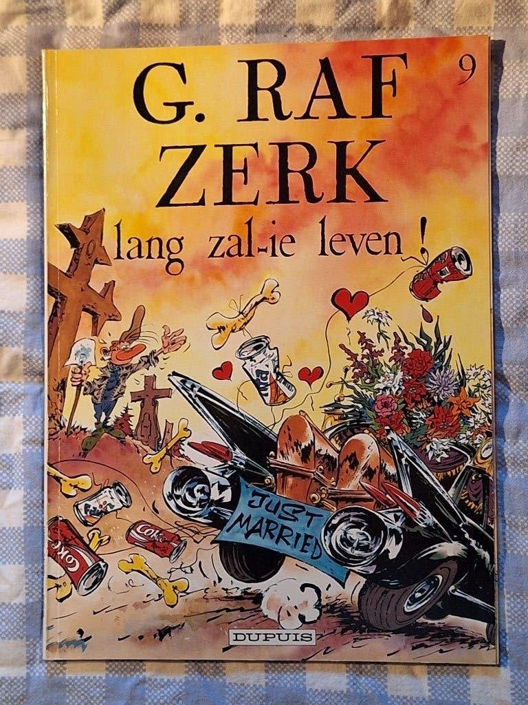 G. Raf Zerk 9: lang zal-ie leven!, Eén stripboek, Ophalen, Zo goed als nieuw