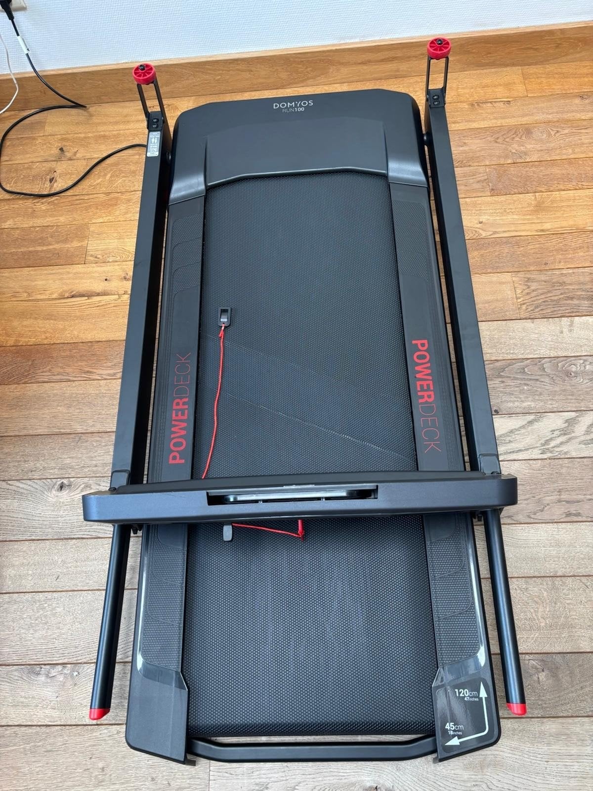 TAPIS MARCHE DOMYOS RUN 100, Sports & Fitness, Tapis roulant, Comme neuf, Enlèvement, Métal