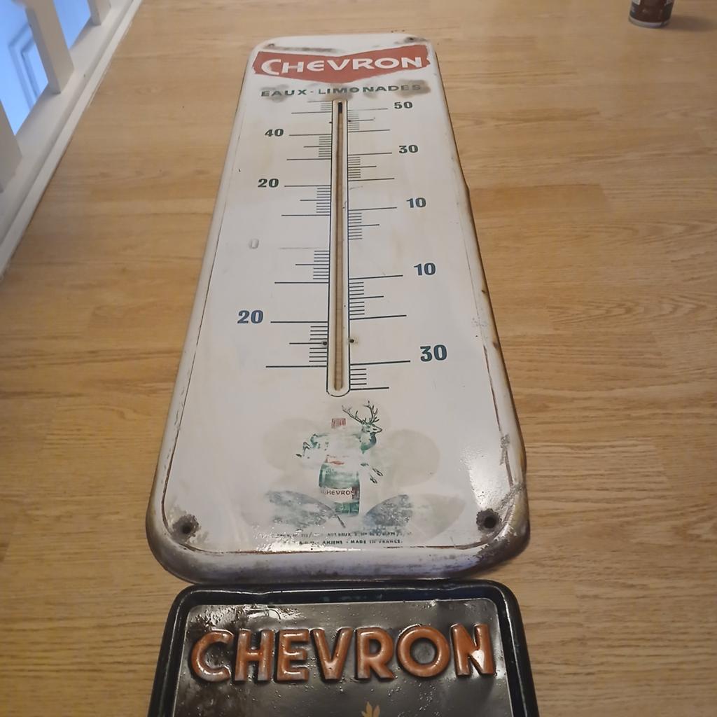 Grote thermometer. Chevron, Ophalen of Verzenden