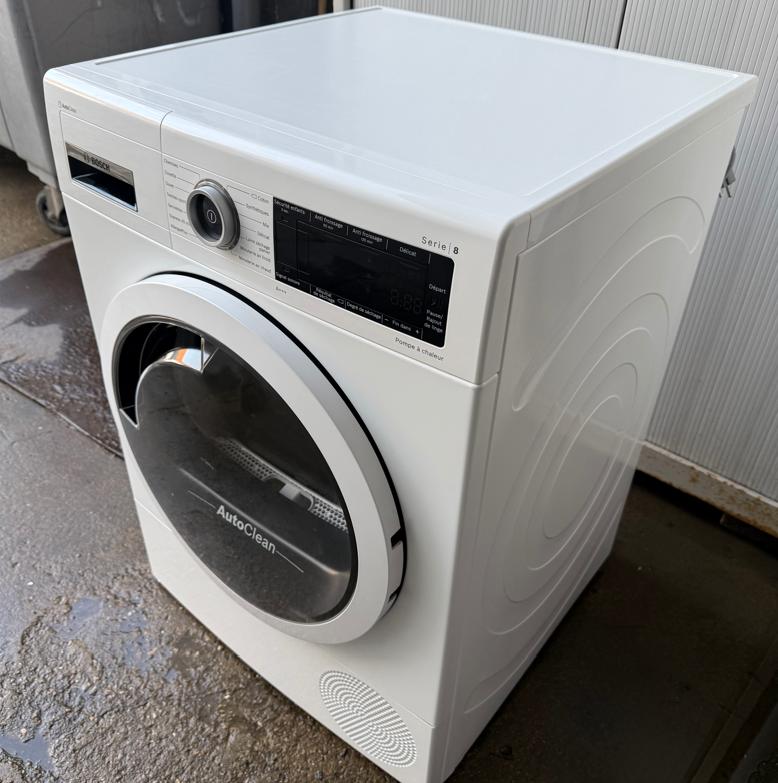 1an garantie Bosch XL Serie 8 pompe à chaleur A+++ AutoClean, Electroménager, Sèche-linge, Comme neuf, À condensation, Chargeur frontal