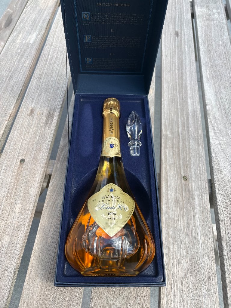 Champagne Louis XV de Venoge 1996, Collections, Vins, Neuf, Pleine, Champagne, Enlèvement
