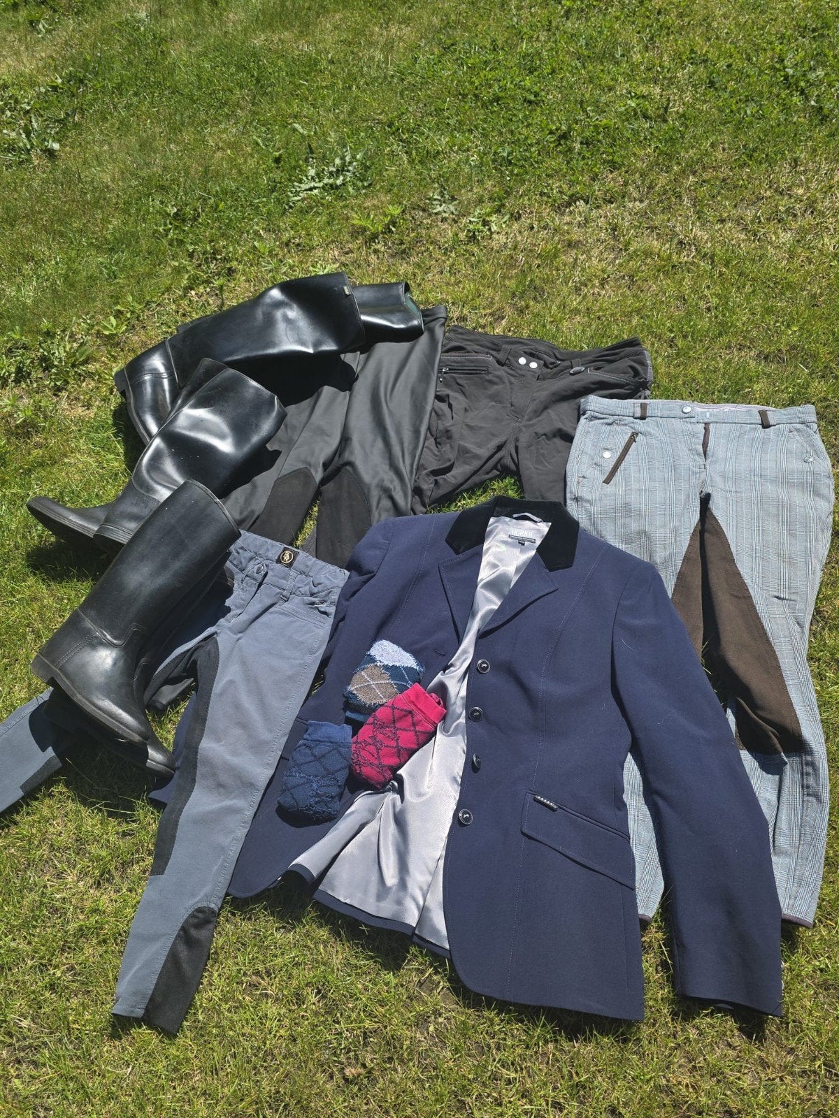 Allerhande paardrijbroeken en kleding maat 38, Dieren en Toebehoren, Paardrijkleding, Ophalen, Gebruikt