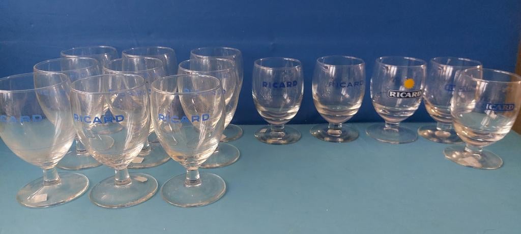 Ricard-glazen 2,5 euro per stuk, Verzamelen, Ophalen of Verzenden