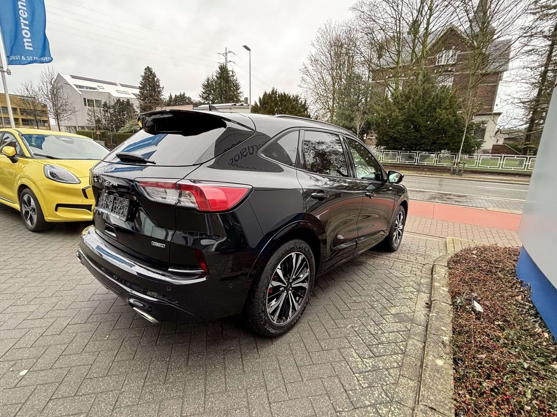 Ford Kuga ST-LINE X 2.5PHEV 225PK AUT OC3501 *43953*, Auto's, Automaat, Zwart, Zwart, 2522 cc