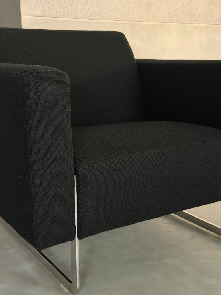 Artifort Mare fauteuil - zwart, Huis en Inrichting, Ophalen, Leolux Montis Pode Rolf Benz Minotti, Kunststof, 75 tot 100 cm