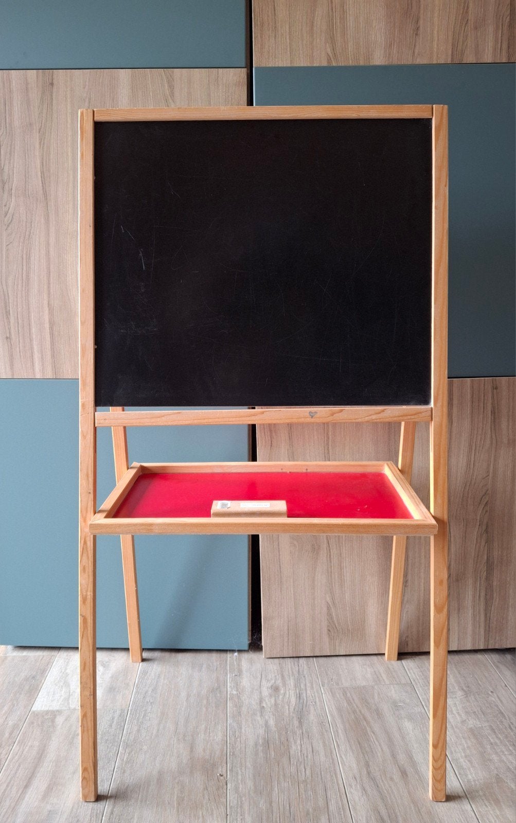 IKEA dubbelzijdig schoolbord met wisser, Diversen, Ophalen, Gebruikt, Krijtbord