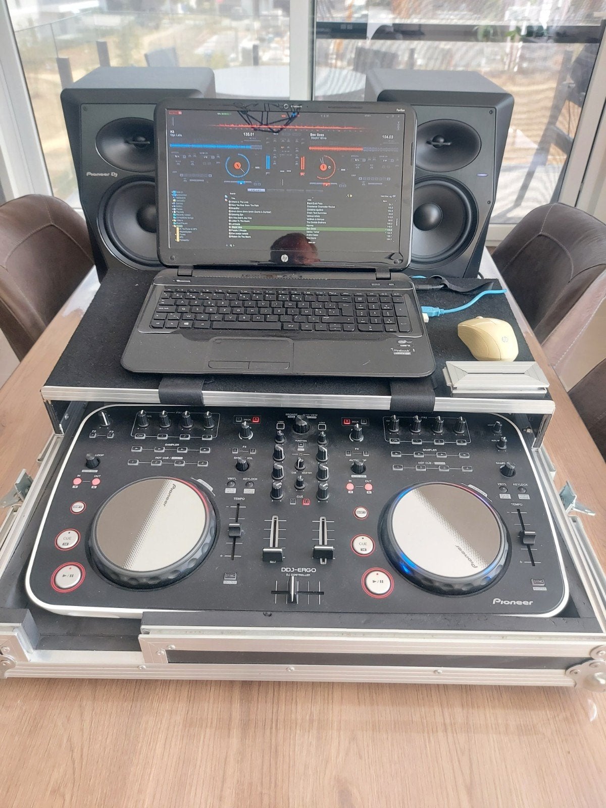DJ Controller DDJ-ERGO + Monitor Pioneer DJ VM-80, Muziek en Instrumenten, Ophalen, Pioneer