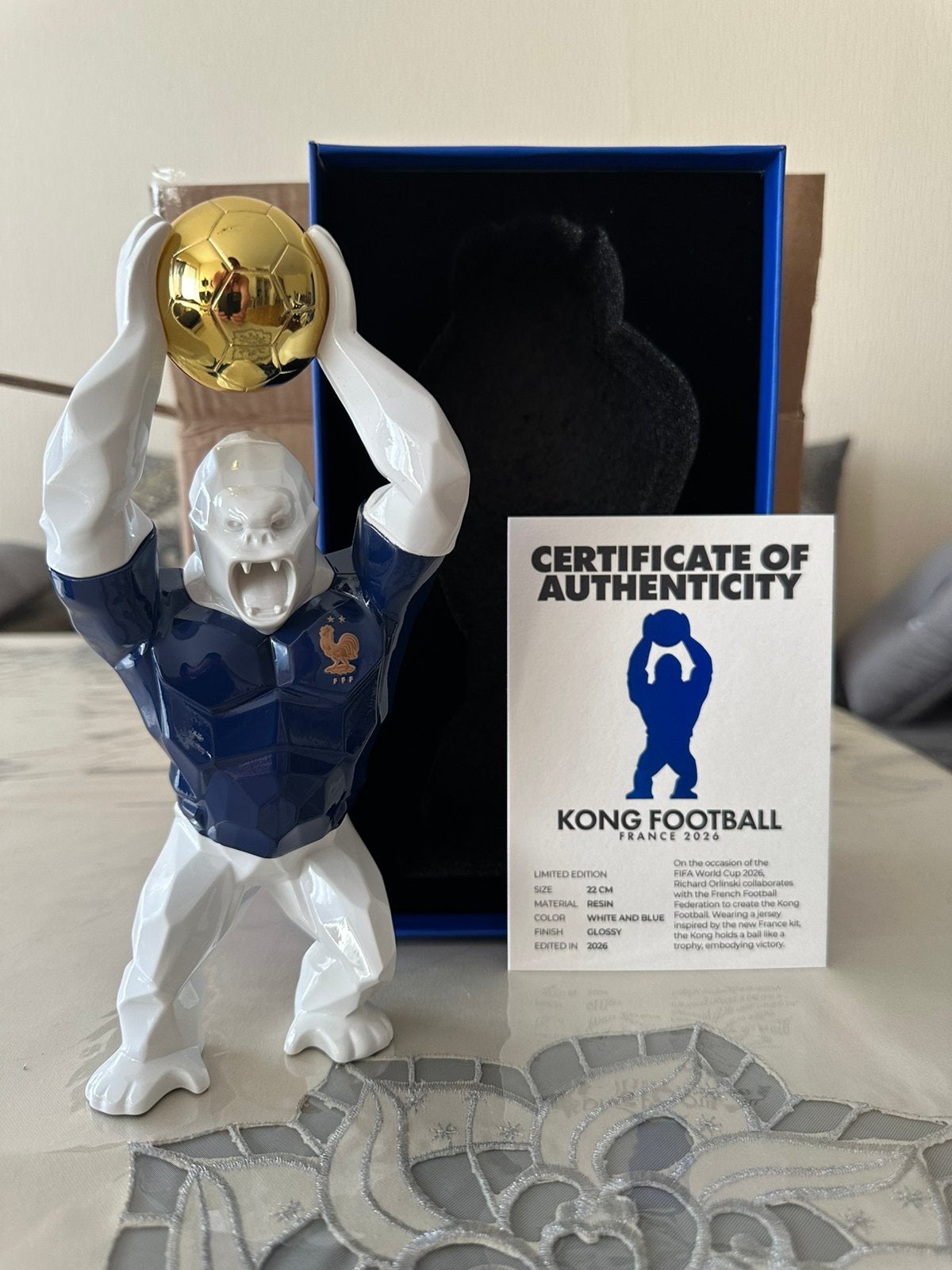 KONG FOOTBALL 2026 par Richard Orlinski, Ophalen, Nieuw