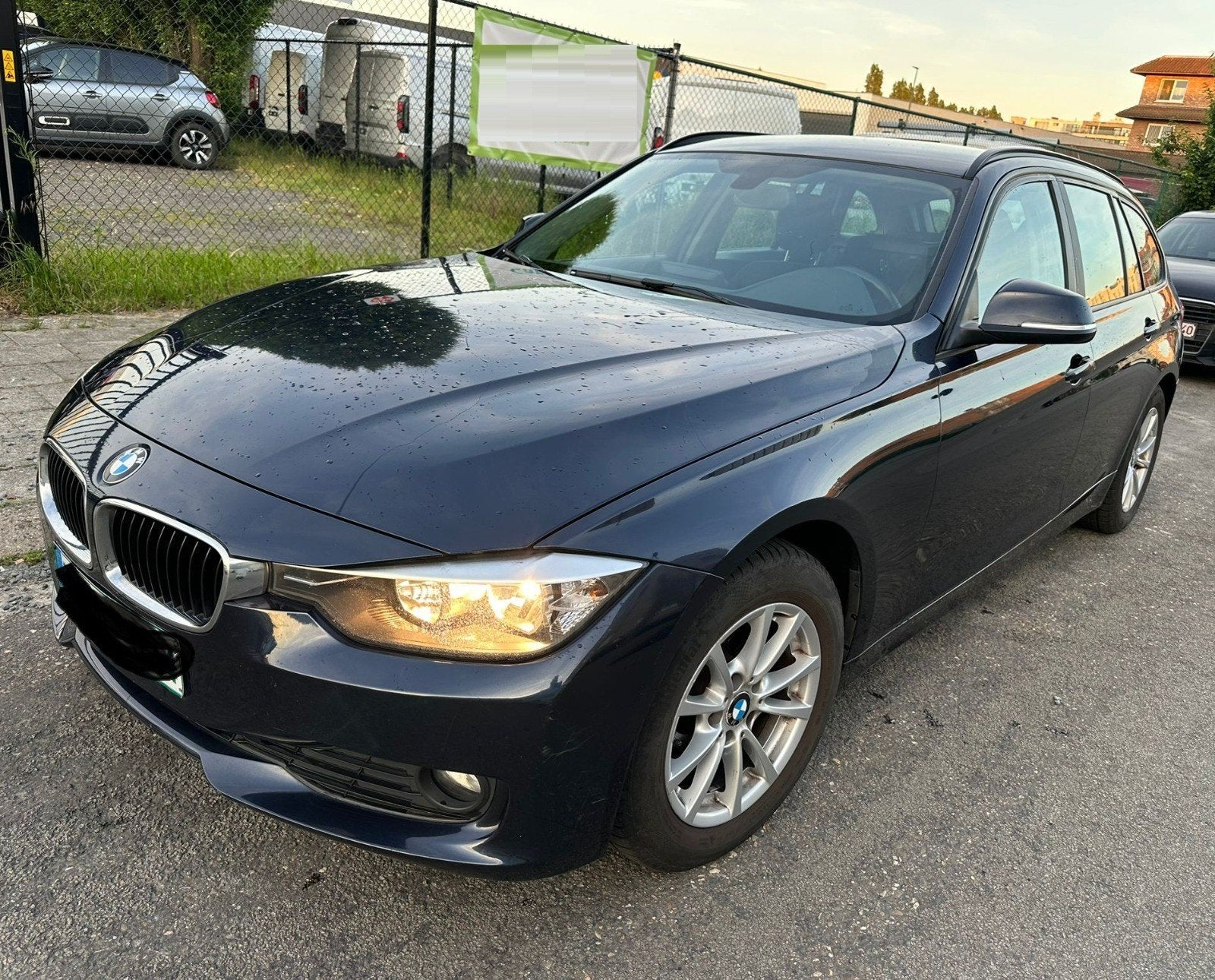 BMW 316Diesel Automaat/Navi Euro5b 2014, Auto's, Euro 5, 1995 cc, Blauw, Particulier