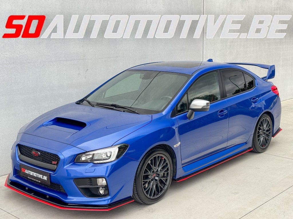 Subaru STI Limited, 2500 cc, 4 deurs, 4 cilinders, Blauw