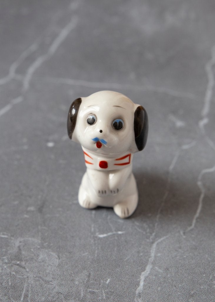 Vintage Japans handgeschilderd beeldje "Hond", Ophalen of Verzenden