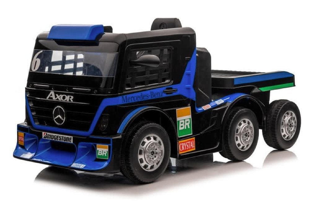 VOITURE ÉLECTRIQUE ENFANT • CAMION AXOR Mercedes • 2x12V 7Ah, Neuf