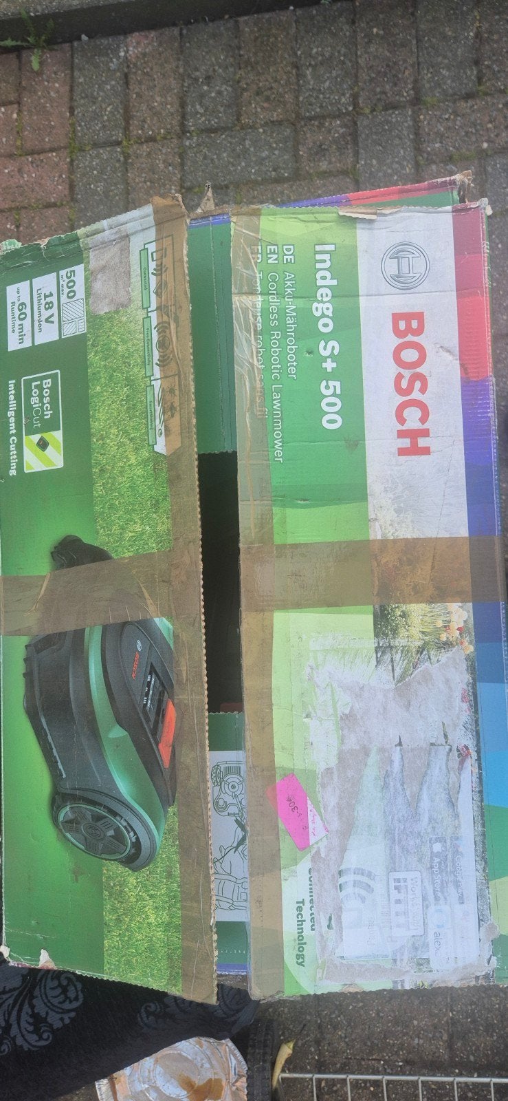 Bosch Indego S+ 500 Robotmaaier – Compleet met doos, Jardin & Terrasse, Enlèvement ou Envoi, Bosch