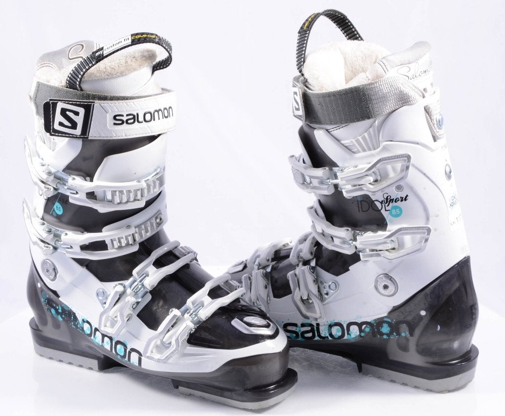 38;38.5 Chaussures de ski EU pour femmes SALOMON IDOL SPORT, Carving, Salomon, Utilisé, Chaussures
