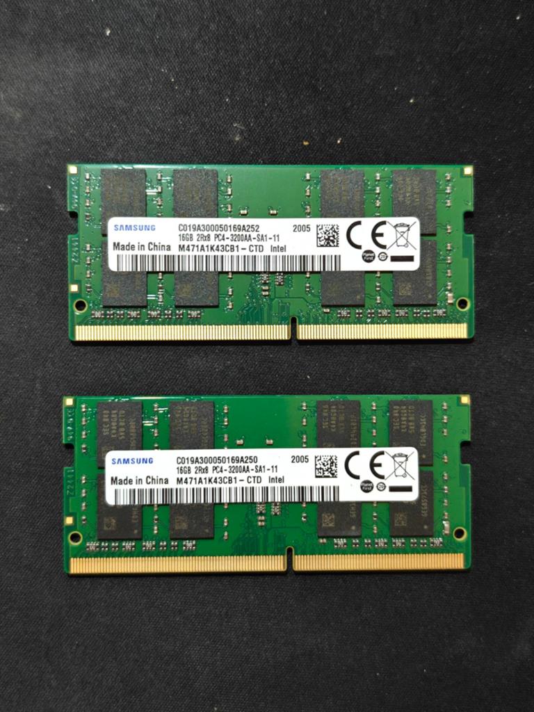 Ram 2 * 16Go (32Go) DDR4 Sodimm 3200MHz, 32 GB, Enlèvement ou Envoi, DDR4, Comme neuf