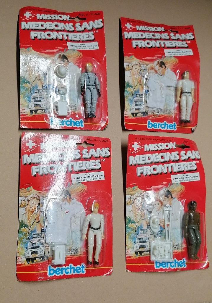 Figuur Berchet Mission Doctors Without Borders 80's, Kinderen en Baby's, Verzenden, Zo goed als nieuw