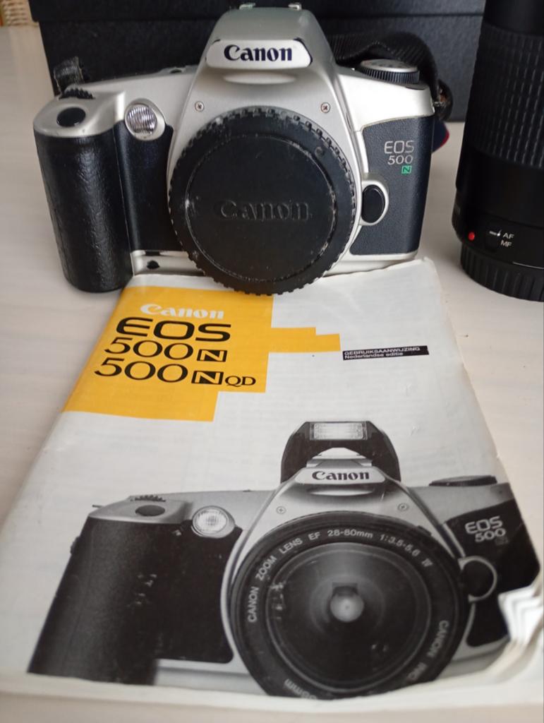 Canon EOS 500N analoge camera, Audio, Tv en Foto, Ophalen, Canon