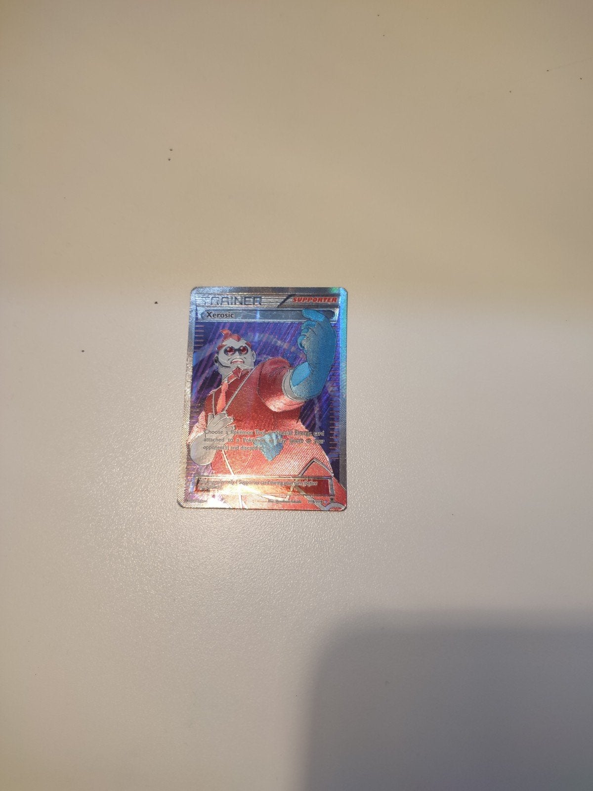 Pokémon Xerosic Full Art 119/119 – Phantom Forces – Near Min, Ophalen, Zo goed als nieuw, Losse kaart