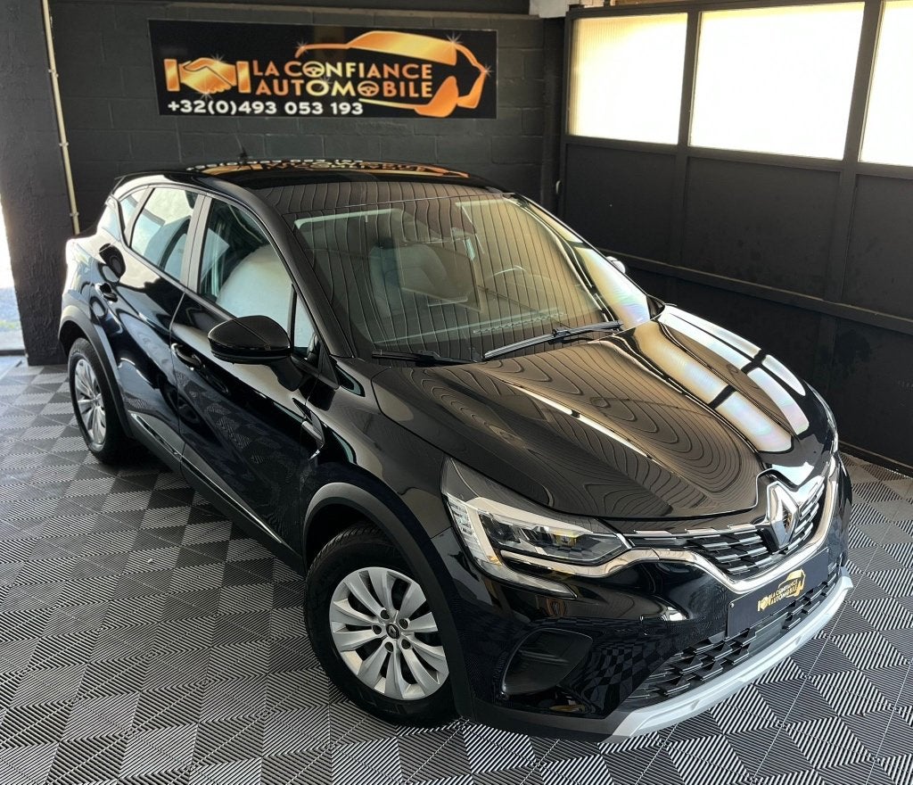 Renault Captur 1.0TCe 1e eigenaarsgarantie 12 maanden, Voorwielaandrijving, Dealer onderhouden, Stof, Zwart