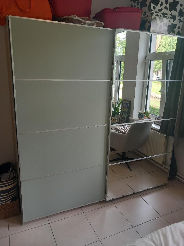 kleerkast, Huis en Inrichting, Ophalen, Glas, Hedendaags design, 200 cm of meer