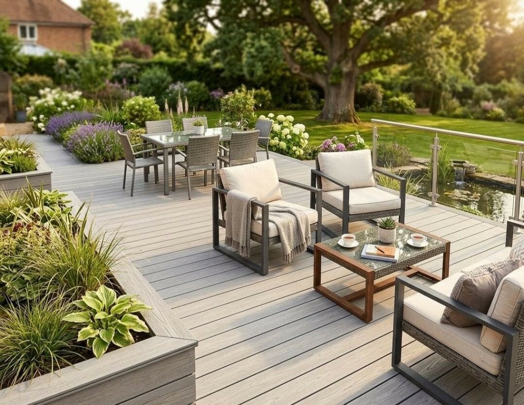 BPC Vlonderplanken Sandy beach, Tuin en Terras, Ophalen of Verzenden, Nieuw, Bamboe
