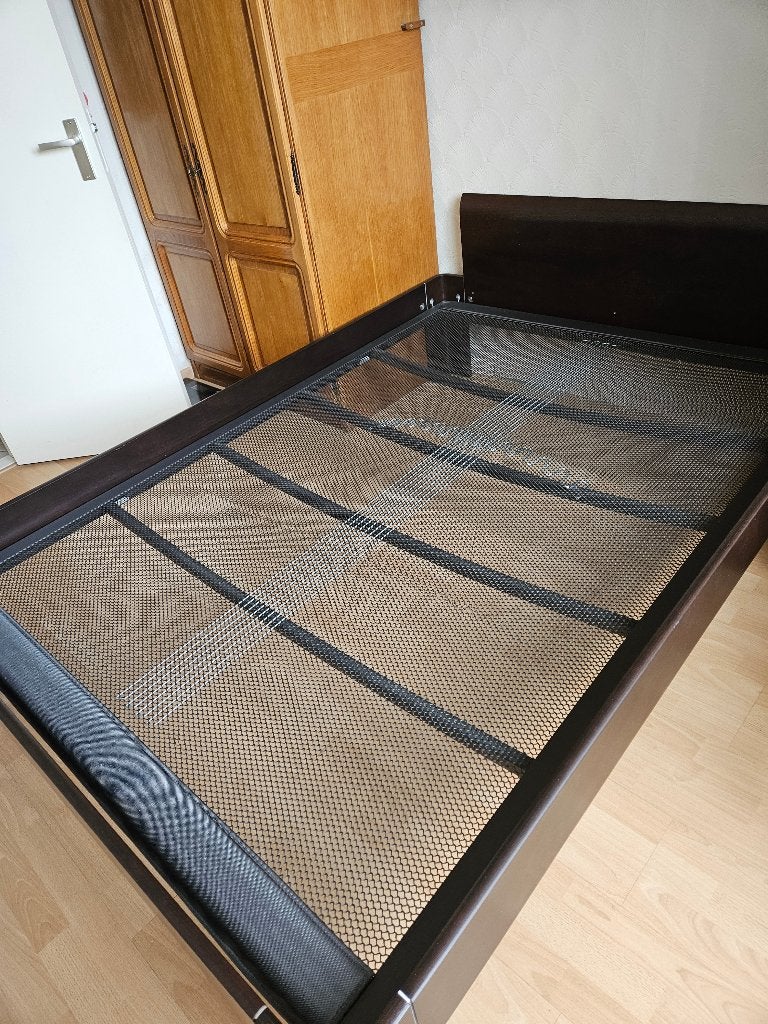 Slaapkamer, Ophalen, Bruin, Tweepersoons, 140 cm