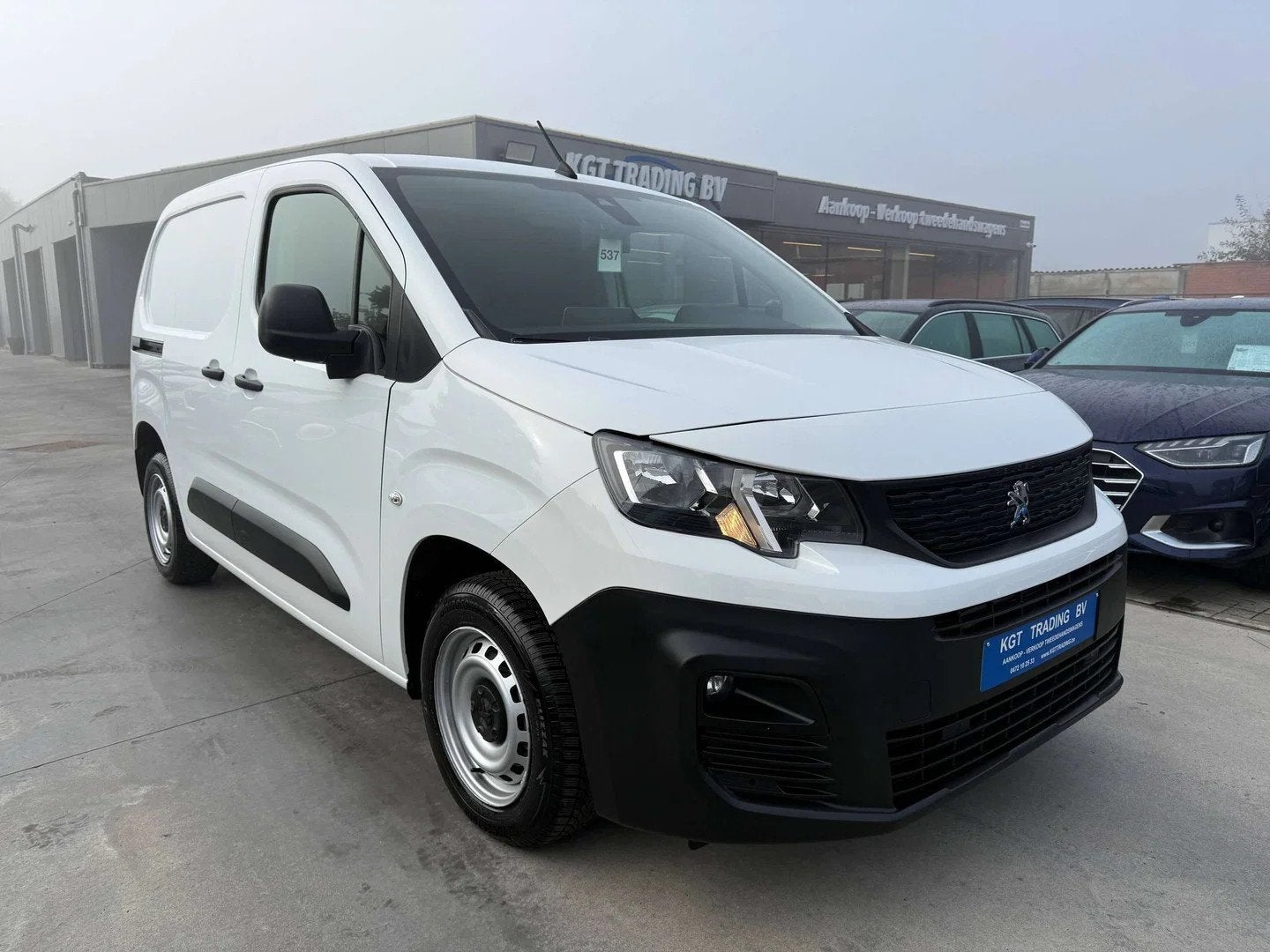 Peugeot Partner 1.5 BLUEHDI 3 ZIT 102PK NAVIGATIE CAMERA PDC, Auto's, 75 kW, Stof, 4 cilinders, Wit