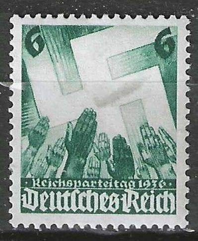 Duitsland 1936 - Yvert 580 - Congres in Nuremberg (PF), Verzenden, Postfris