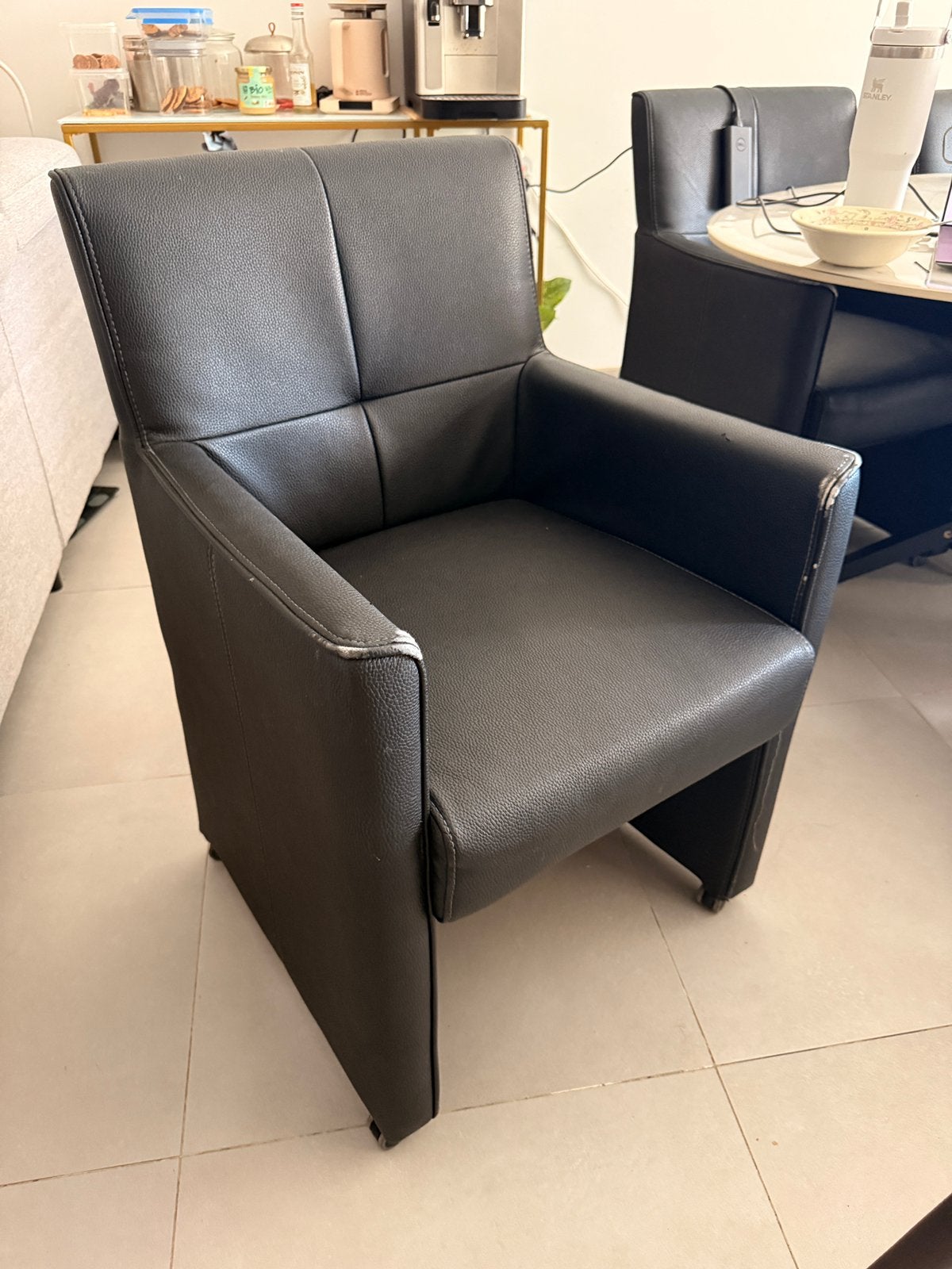 6 eetkamerstoelen, Huis en Inrichting, Stoelen, Ophalen, Gebruikt