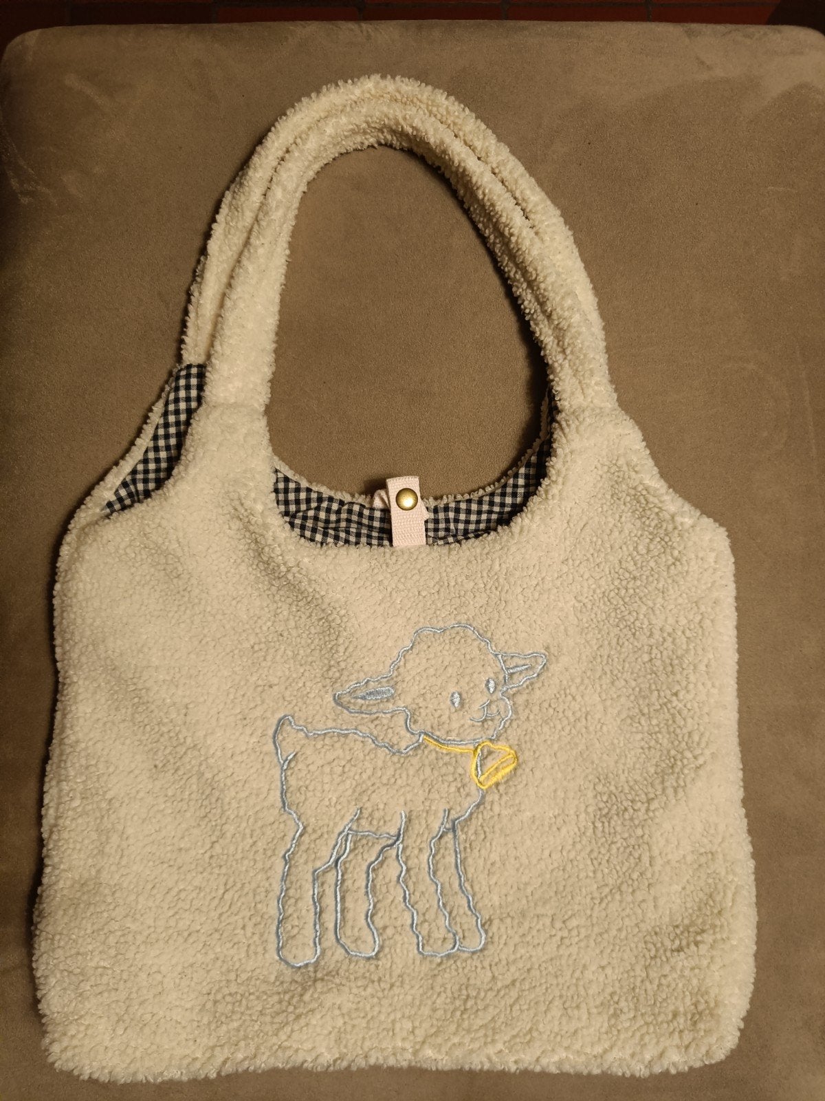 Teddy schoudertas- draagtas -shopper  Br.45 cm, Enlèvement
