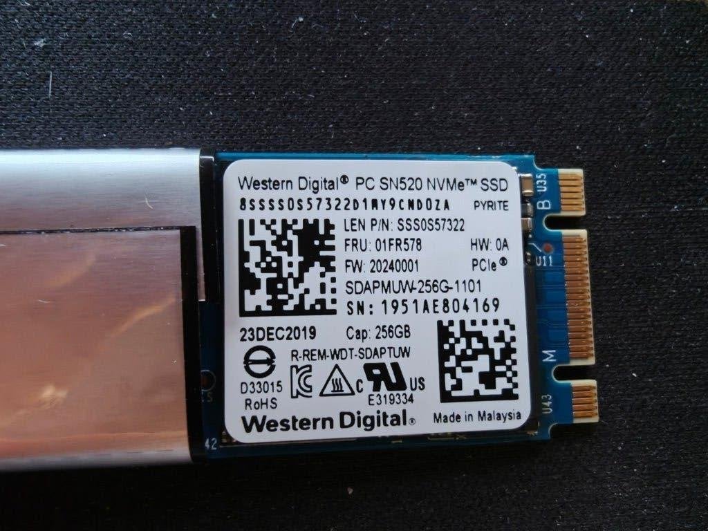 2x WD SN520 256GB M.2 NVMe SSD - 98/99%, Computers en Software, Harde schijven, Intern, Gebruikt, Verzenden, SSD