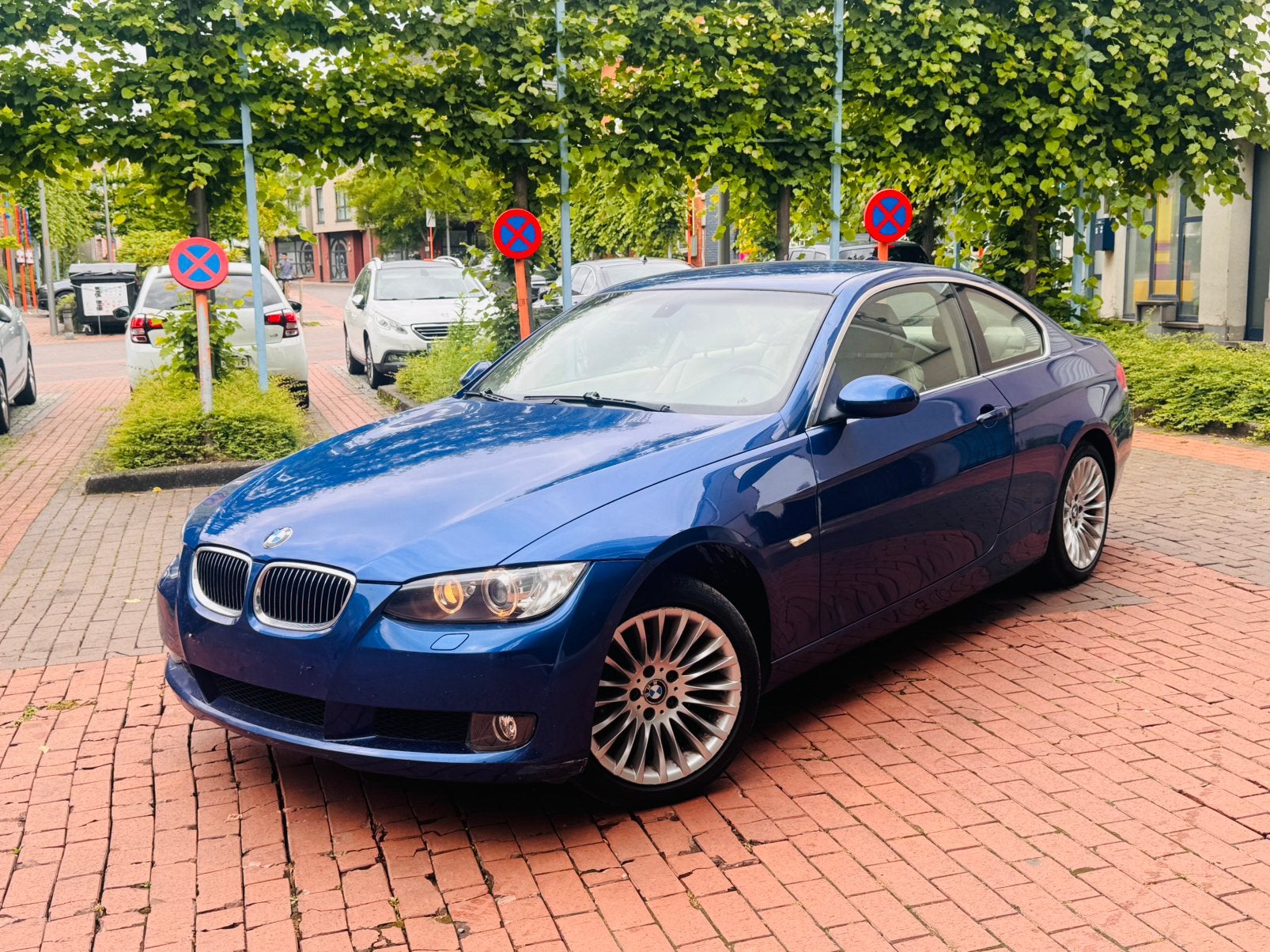 Bmw 325Xi Coupe Automaat, Auto's, BMW, Automaat, Beige, Blauw, Leder
