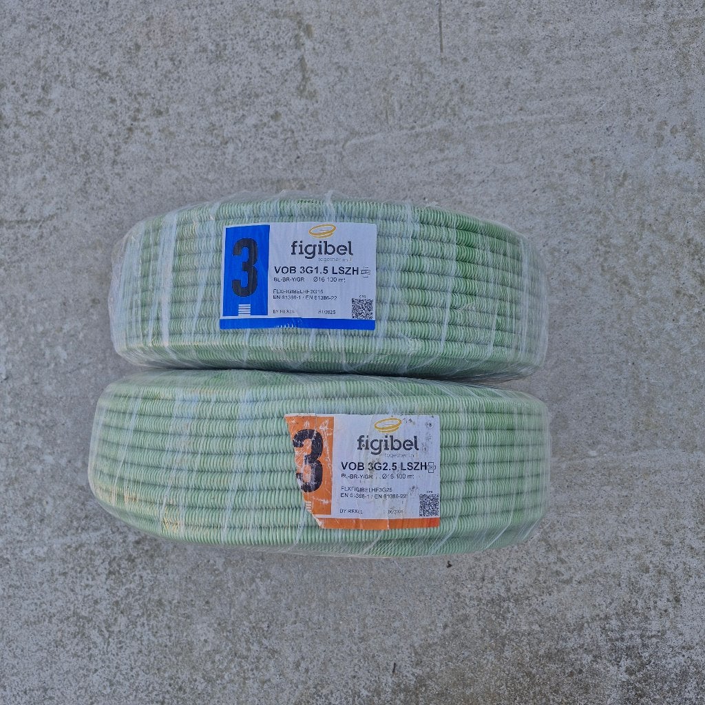 Cables électrique 3g2.5(100m)+3g1.5(100m), Bricolage & Construction, Enlèvement, Neuf, Câble ou Fil électrique