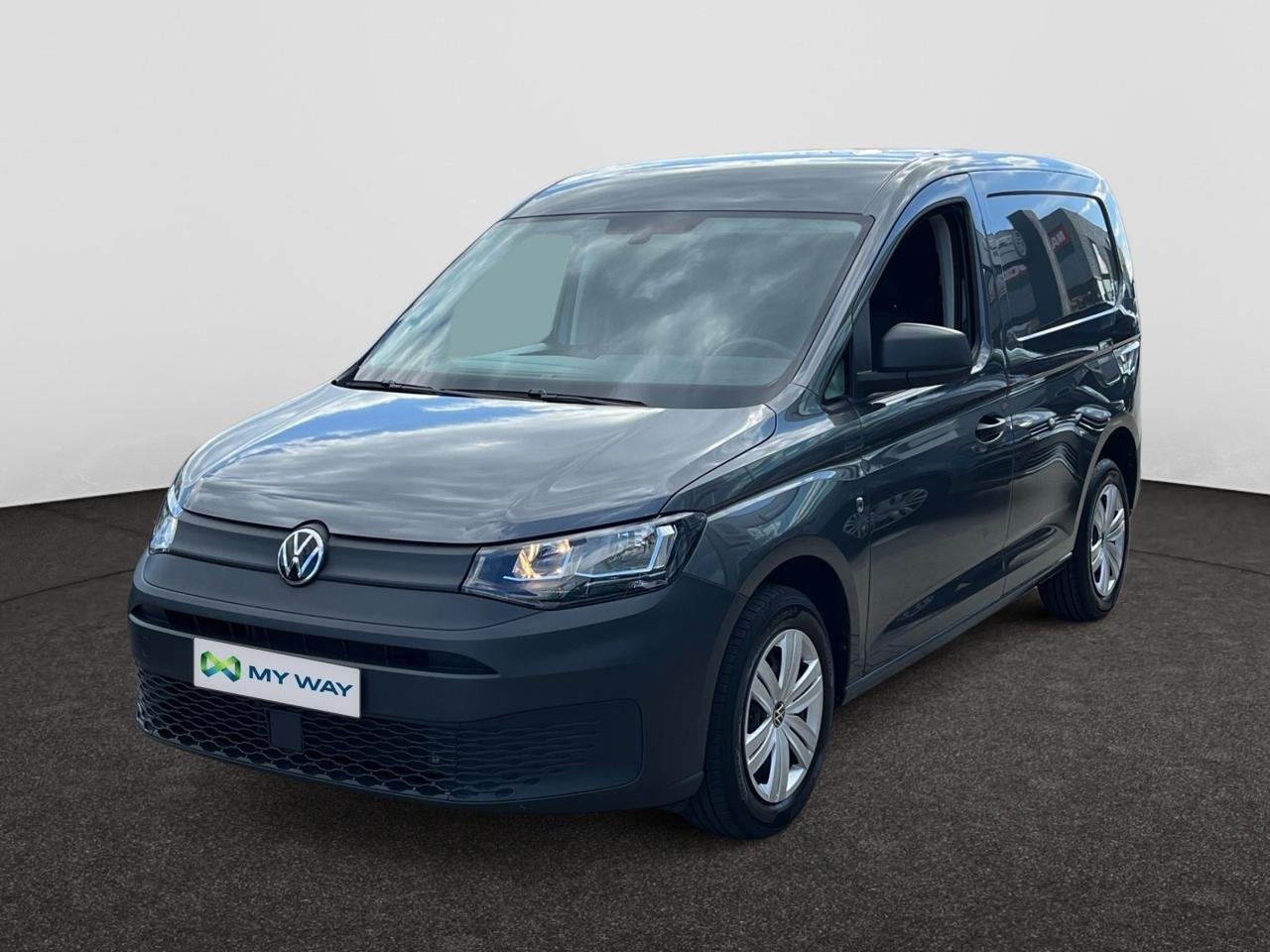 Volkswagen Caddy Cargo Dsl AUTOMAAT*122PK*CARPLAY*SENSOREN A, Automaat, Caddy Combi, Diesel, Zilver of Grijs