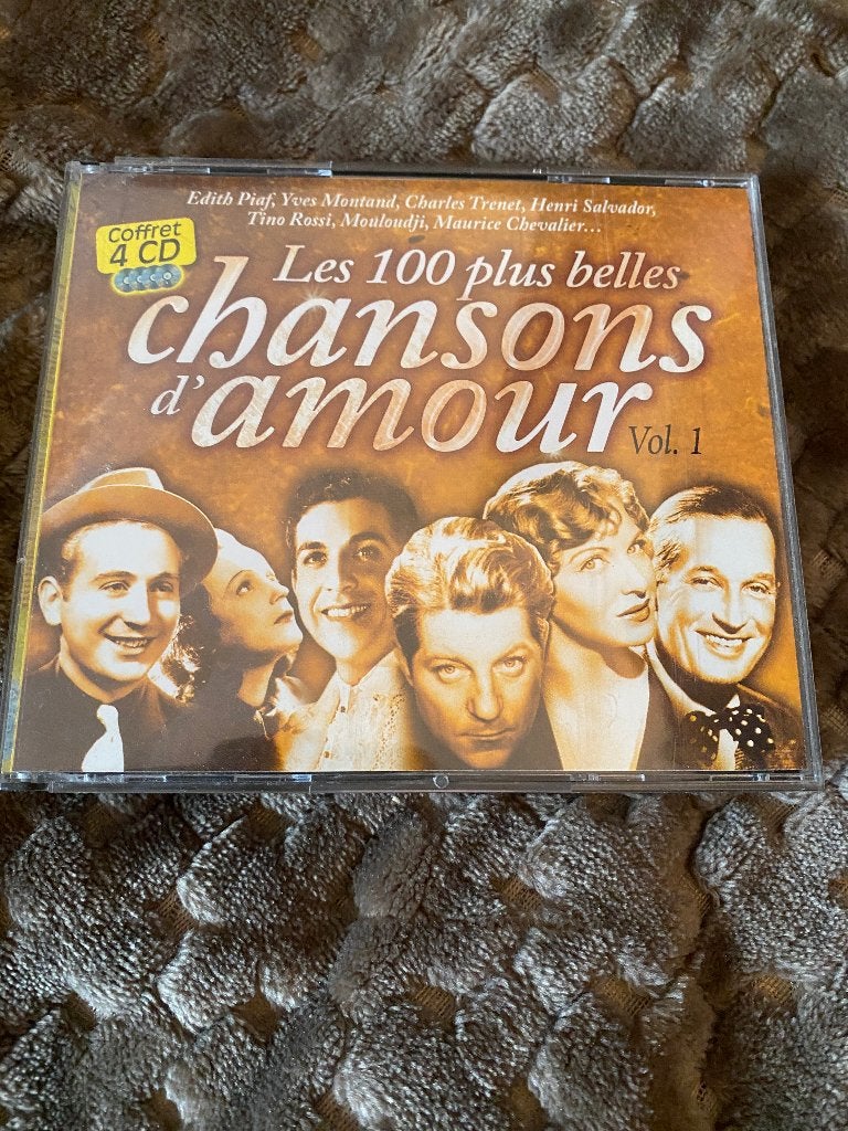 Les 100plus belles chansons d'amour: 4 cd's BOX, Boxset, Ophalen of Verzenden, Zo goed als nieuw, Chanson