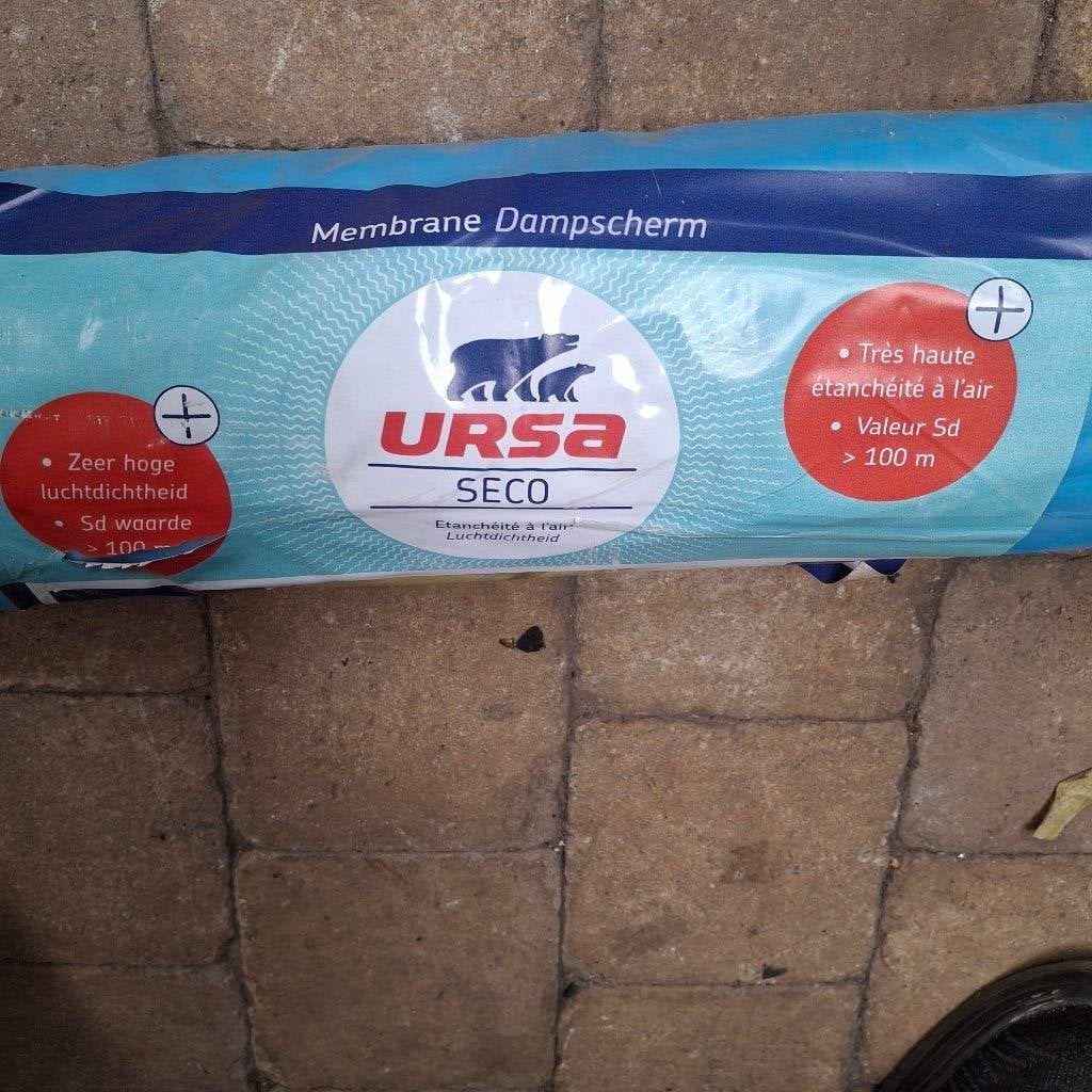 Dampscherm-membrame ursa 50m², Ophalen, Nieuw