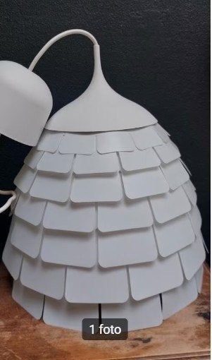 vintage ikea hanglamp, Huis en Inrichting, Ophalen of Verzenden, Zo goed als nieuw, Kunststof
