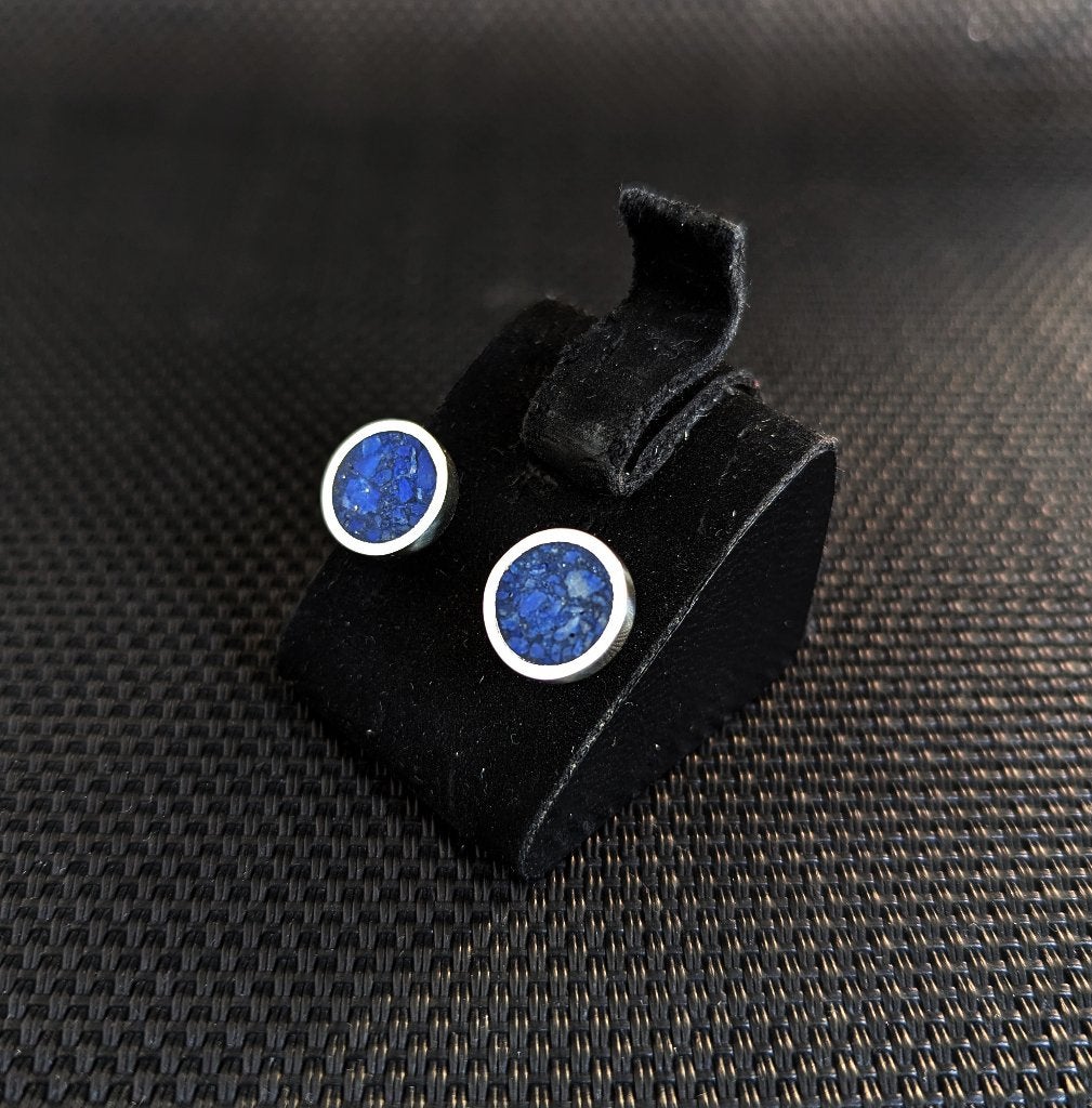 Superbes boucles d'oreilles rondes en argent, Bijoux, Sacs & Beauté, Boucles d'oreilles, Avec pierre précieuse, Argent, Argent