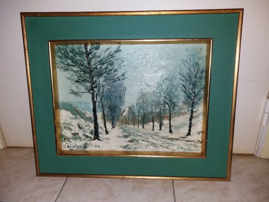 tableau peinture Willy Meurisse, Antiquités & Art, Art | Peinture | Classique, Enlèvement