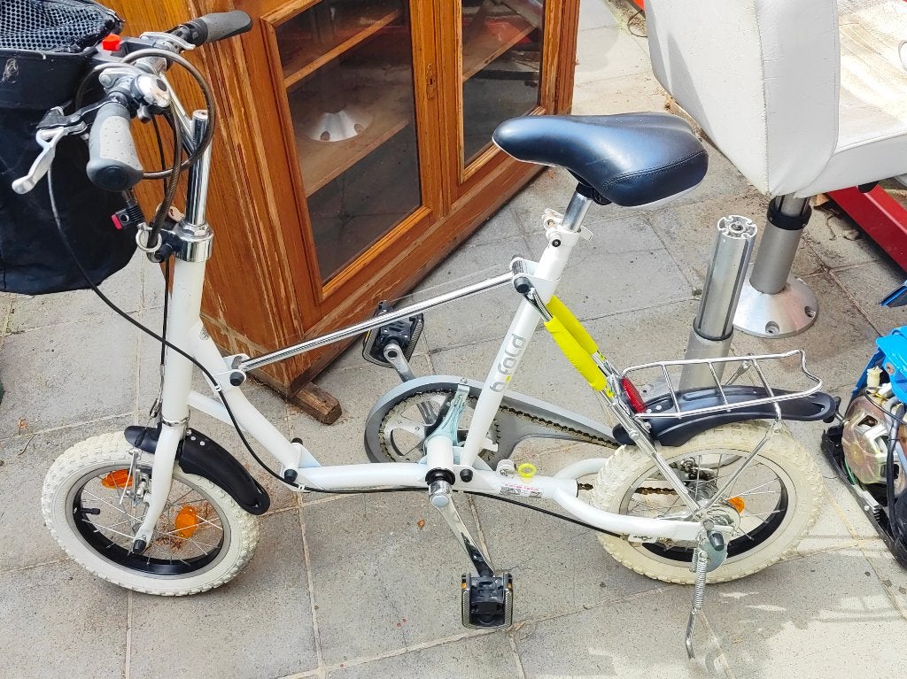 vélo pliable B-fold (décathlon), Autres marques, Frein sur jante, Enlèvement ou Envoi, Moins de 14 pouces