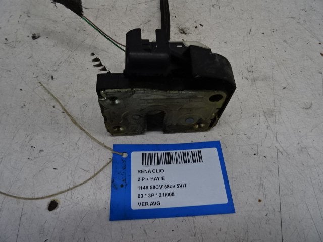 PORTIERSLOT LINKS VOOR Renault Clio II (BB / CB), Gebruikt, Voor, Renault