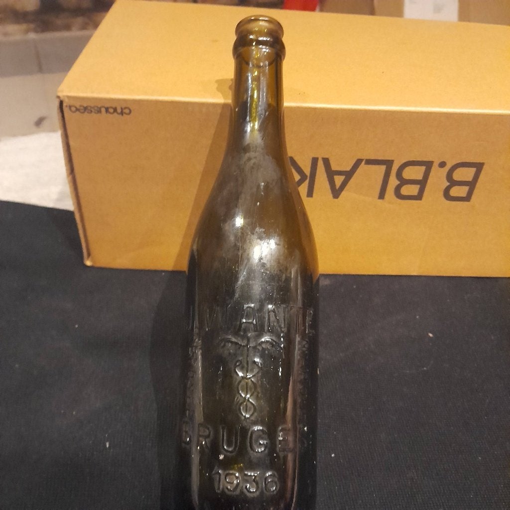 Zeldzame fles van brouwerij J.Wante uit het jaar 1936 brugge, Verzamelen, Ophalen of Verzenden, Zo goed als nieuw